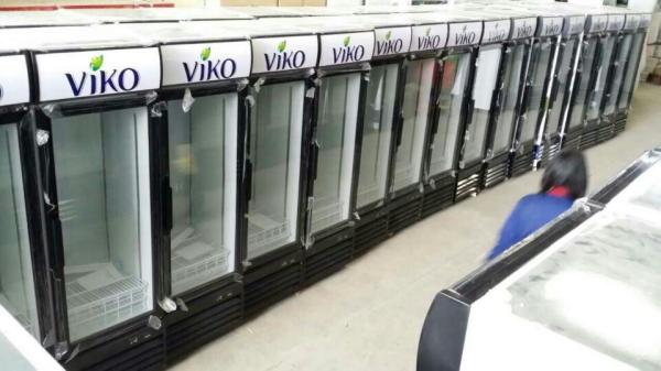 Um do refrigerador comercial da bebida da porta refrigerador de vidro 360L da cerveja