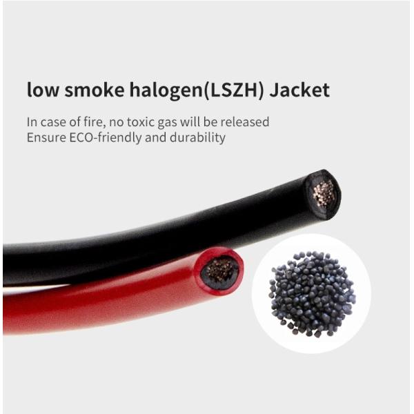 4mm2 Солнечная панель фотоэлектрический провода DC PV1-F TUV одноядерный для электростанции