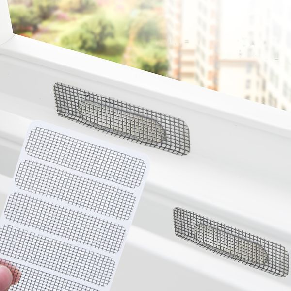 Acrylic Self-Adhesive Repair Patch for Window and Screen Door Insect Proof Single Sided PE Material Hot Melt Masking