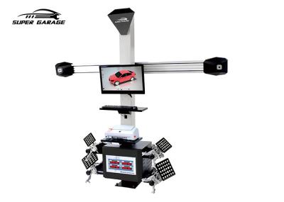 3D Truck Wheel Alignment Machine Manually Adjust Beam Multi Language With HD Cameras