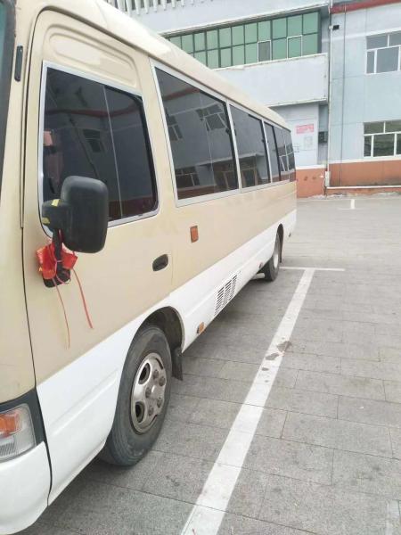23 ônibus usado do motor diesel da pousa-copos 1HZ de Japão Toyota LHD do ônibus de Seater