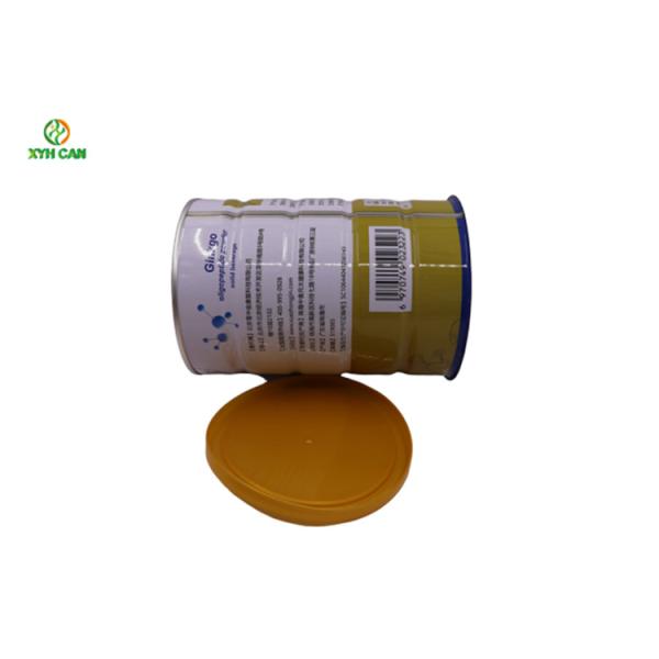 Food Grade Empty Milk Powder Tin Can Tin Plate Containers Packaging 0.21mm  Thickness