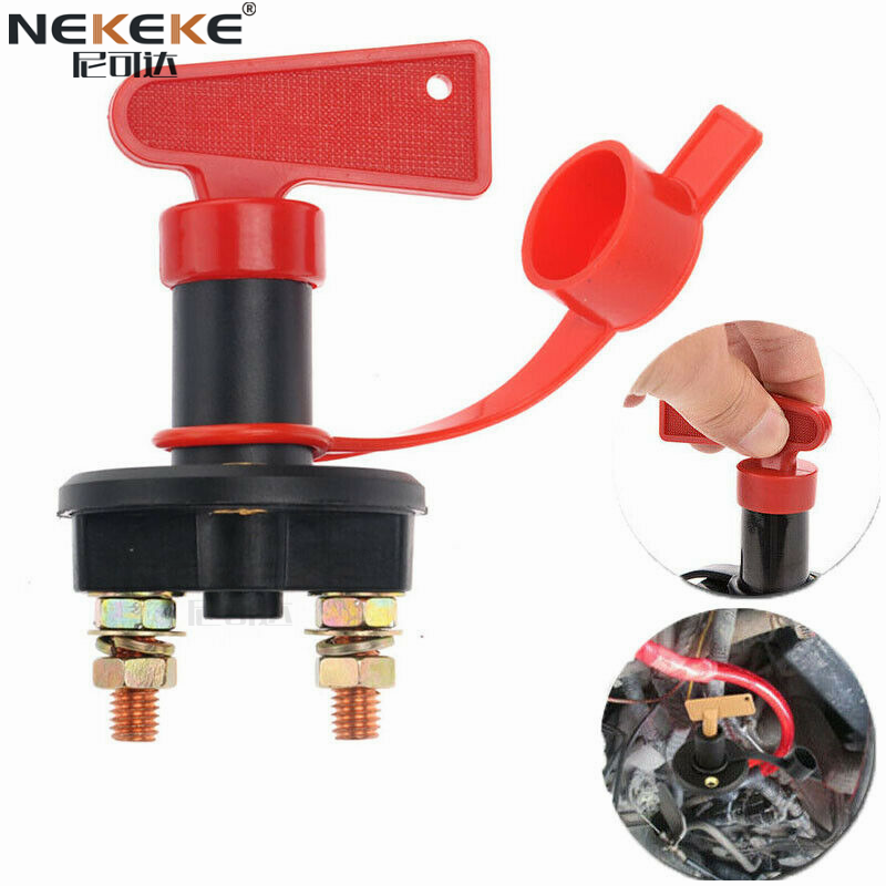 100A Continuous Rating 2 Pole Marine Isolator Switch Corrosion-Resistant Battery Isolator Switch for Automotive Circuit Breaker