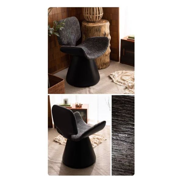 Minimalist Modern Dressing Table Makeup Vanity Chair Creative Backrest Swivel Chair Salon Accent Leisure Home Office Bedroom