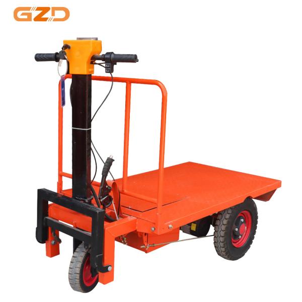 Electric Flatbed Trolley Heavy-Duty Powered Cart For Easy Material Handling
