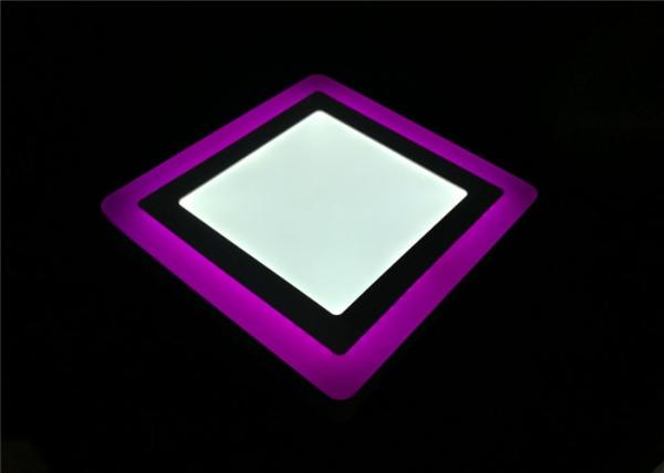 Square Double Color Led Panel 16W Home Decorative AC 85-265V Input For Home