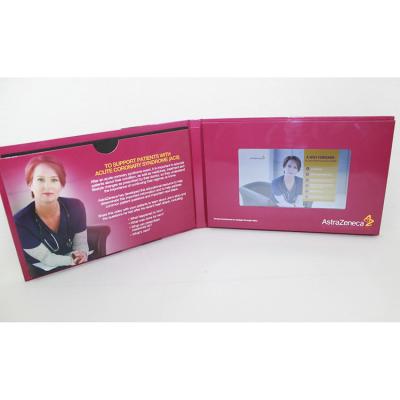 VIF Portable Advertising Video Folder Touch Screen 7 inch Video Brochure Video Marketing Player Greeting Card