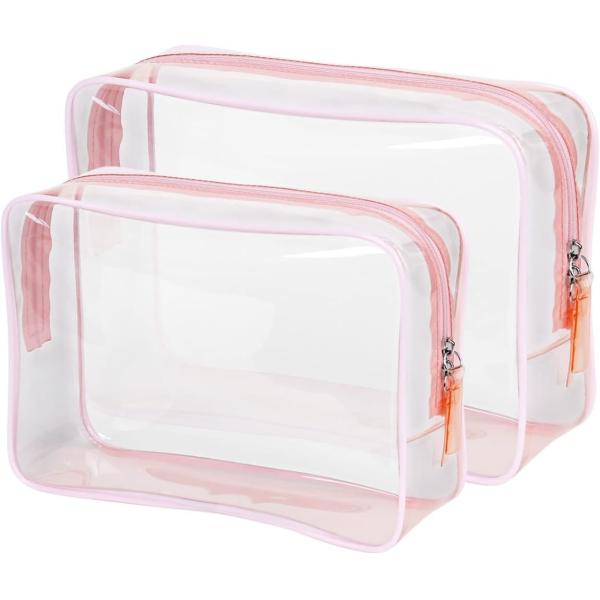 Shockproof And Durable Transpatent Waterproof Toiletry Bag With Zipper