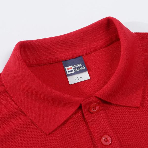 T-shirt de polo de luxo para uniformes de escritório personalizados em algodão de algodão