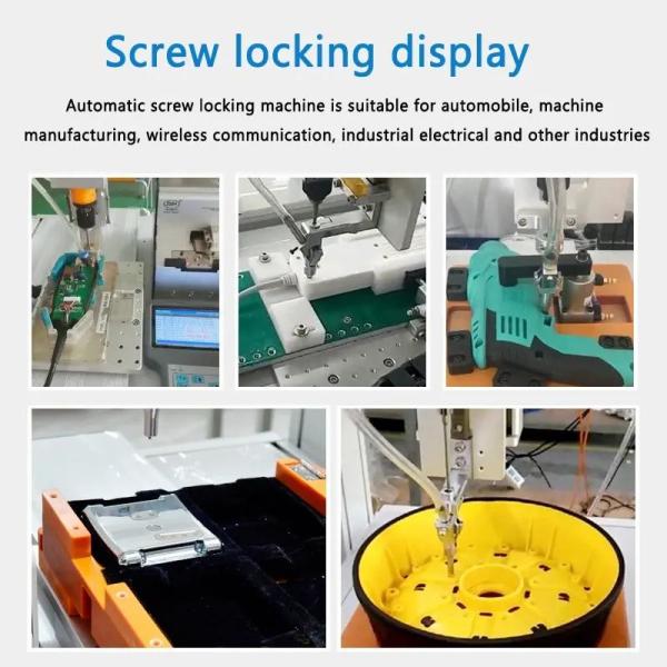 Automatic Screw Locking Machine Double Worktable Screw Tightening Equipment M1-M5 Screw Assembly Robot