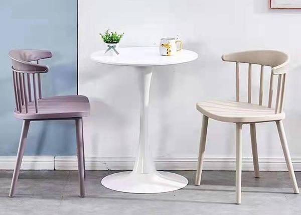 20kg Coloured Plastic Dining Chairs Non Toxic PP Polyethylene