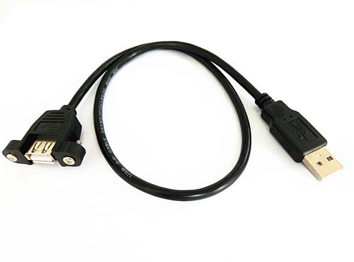 Mount pannel usb A Male to Female extension cable with screw
