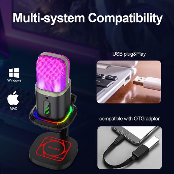 K Song Recording Microphone , 96KHZ 192KHZ Live Broadcast Microphone