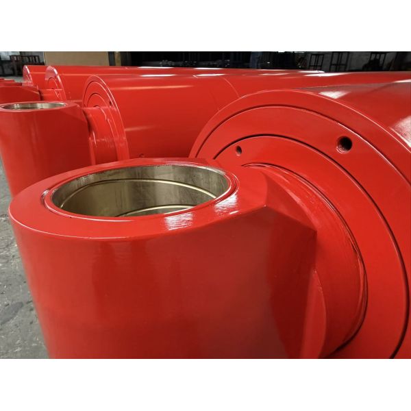 Cranes Hard Chrome Plated Steel Cylinder OEM ODM High Tonnage Large Bore