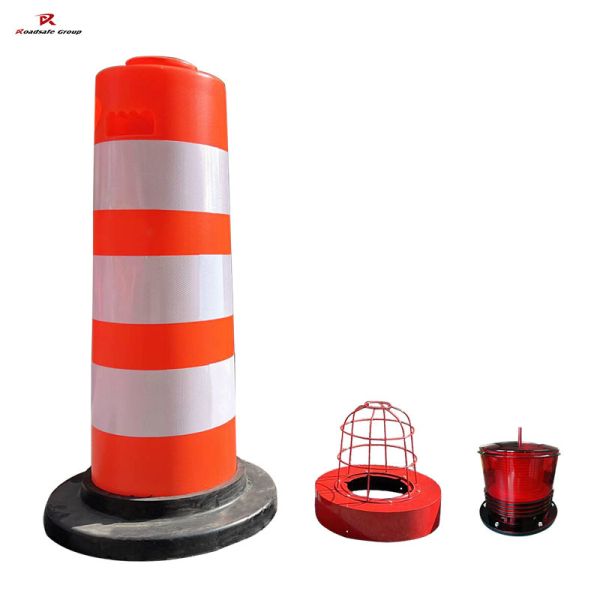 Removable Road Construction Barrels Drums Flexible Anti-Collision Barrel Drum Bucket Traffic Safety Barrel