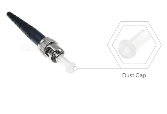 ST Fiber Optic Connector – Bayonet Twist-Lock, Low Insertion Loss, Multimode/Singlemode Compatible