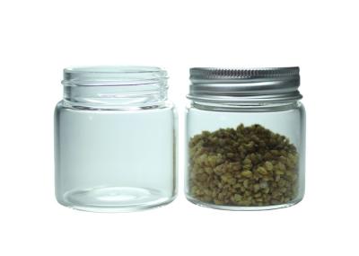 da boca larga da linha de parafuso da boca 50ml de 47*50mm recipiente de vidro do frasco