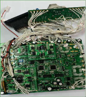 PCB assembly with conformal coating and Glue