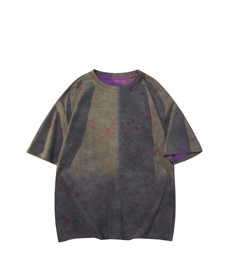 180GSM - 250GSM Basic Crew Neck Tee Cotton Blend Loose Fit T Shirt Summer