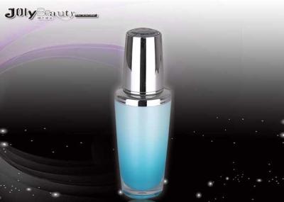 Sky Blue Capacity 60ml Plastic Lotion Bottles 167mm  Height