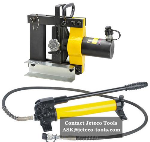CP-700 hydraulic hand pump operated CB-150D hydraulic busbar bender tool, portable hydraulic plate bending machine