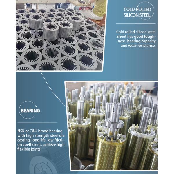 Moteur asynchrone monophasé en aluminium étanche pour pompe de piscine 1500 tr/min 220V 50/60Hz