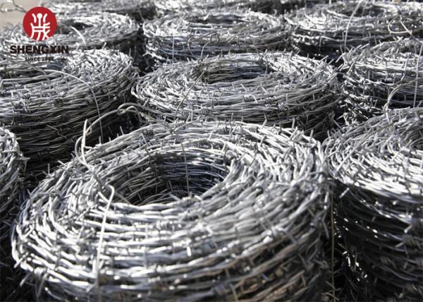Heavy Pvc Coated 960mm Galvanized Barbed Wire Anti Rust