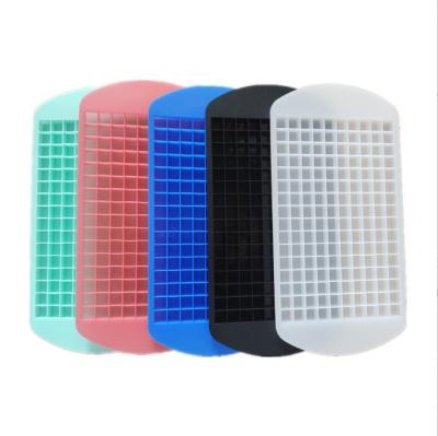 Stocked Silicone Mini Ice Cube Tray for Food Grade 160 Cavity Small Square Ice Maker