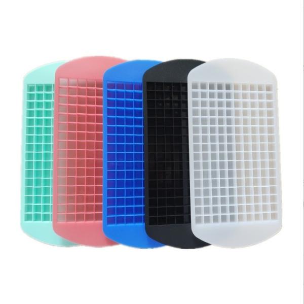 Stocked Silicone Mini Ice Cube Tray for Food Grade 160 Cavity Small Square Ice Maker