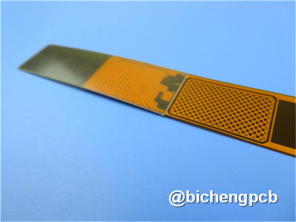 Dual Layer Flexible PCB Built on Polyimide With Immersion Gold and PI Stiffener