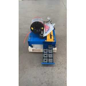 2 Inch Blue Color High Efficiency 600T Manual Hose Crimping Machine Without Electric With 6-51mm Crimping Range And 10 Interchangeable Dies For Hydraulic Applications
