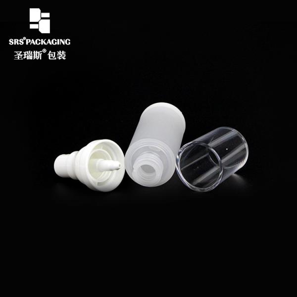 15ml 30ml 50ml plastic spray empty alcohol airless pump bottles frosted