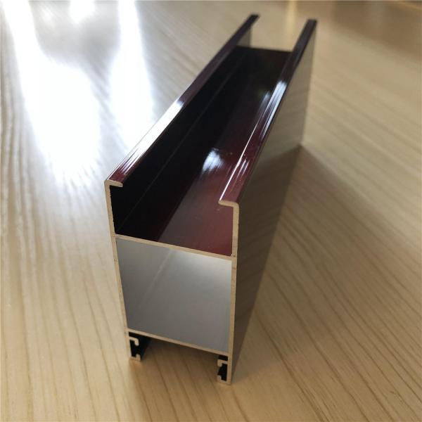 Hotel Wardrobe 6063 T5 T6 Anodized Aluminium Sliding Door Profiles