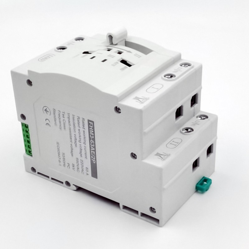 Factory Priced 63A Automatic Transfer Switch (ATS) 2P 220V for Solar Electric System PC Type