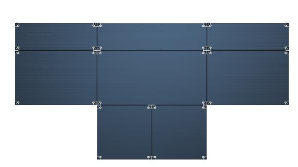 High Density P3.9 Welcome Display 500x1000 LED Display Screen For Shops
