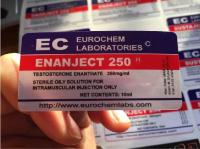 A garrafa estéril da farmácia etiqueta Pvc branco Materail para a injeção intramuscular