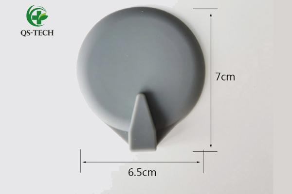 Factory wholesale round 65mm tens electrodes silicon pad medical conductive rubber electrode