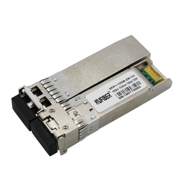SFP-10G-ZR100 10G SFP+ Transceiver Dual Fiber Singlemode 100km 1550nm LC DDM Huawei Compatible withCisco HP H3C