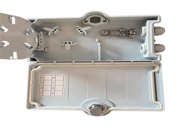 FTTH  4 Core Optical Fiber Distribution wall Box, IP65, PC+ABS material