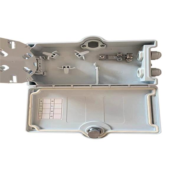 FTTH  4 Core Optical Fiber Distribution wall Box, IP65, PC+ABS material