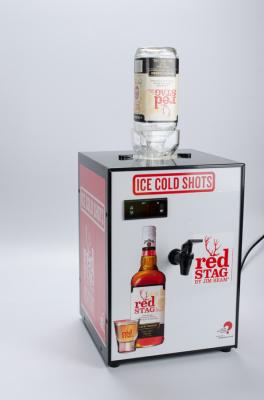 Powder Coated Liquor Chilled Shot Dispenser For Bars And Restaurants