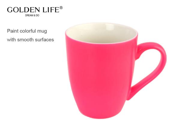 Coffee Mug Set Set of 6 Large-sized 16 Ounce Ceramic Coffee Mugs Restaurant Coffee Mugs By spray paint with smooth surfa