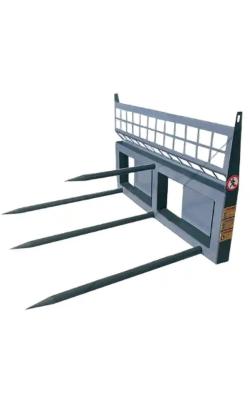 RSBM Skid Steer Attachments 60 Skid Steer Bale Forks for 1-60T