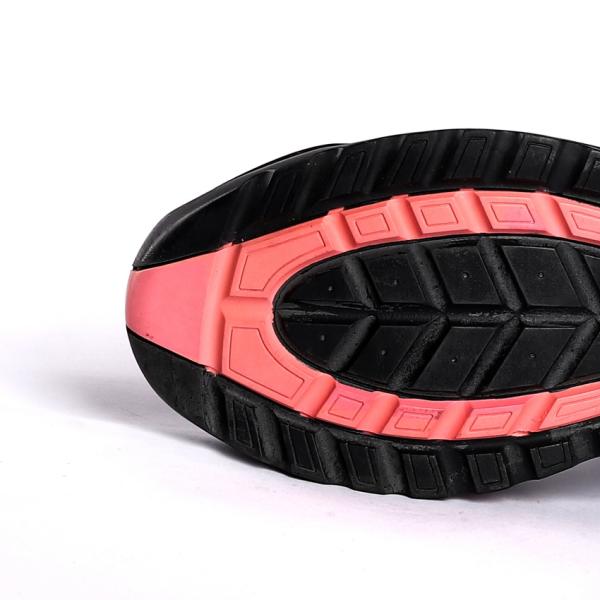 Fly Knit Fabric Upper Low Cut Safety Shoes Slip Resistant Rubber Outsole Comfortable EVA Insole