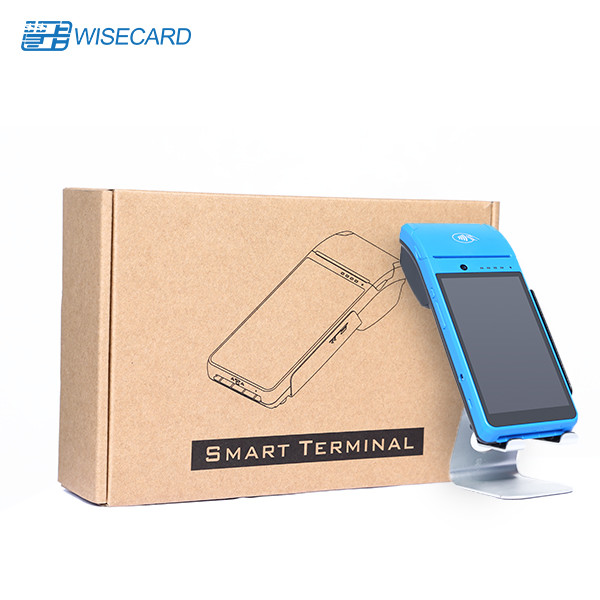 Умный беспроводной терминал POS андроида экрана касания EFT 4G/WIFI/BT GPRS NFC Handheld с отпечатком пальцев