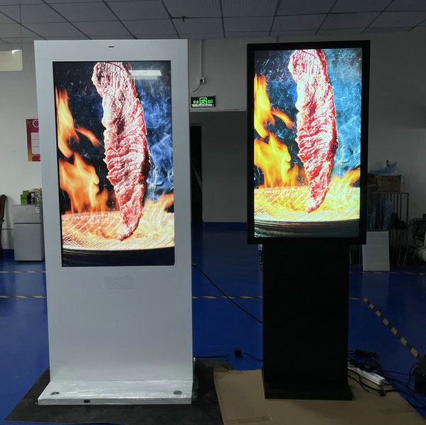 49 Inch IP65 Waterproof Outdoor Digital Signage with 2500cd/㎡ Brightness LCD Advertising Display