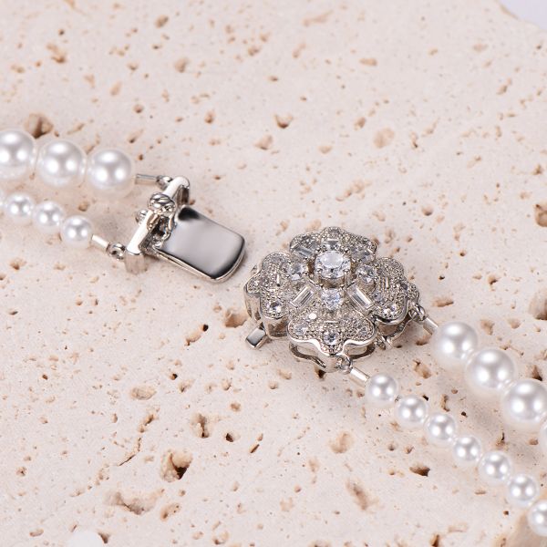 High Quality Double layered Knotted Pearl Necklace