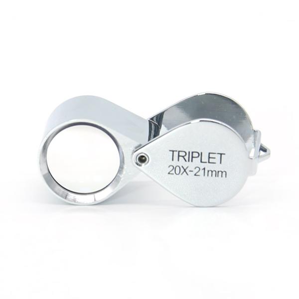 21mm Lens 20X Gem Identifying Jewelry Loupe Triplet Type