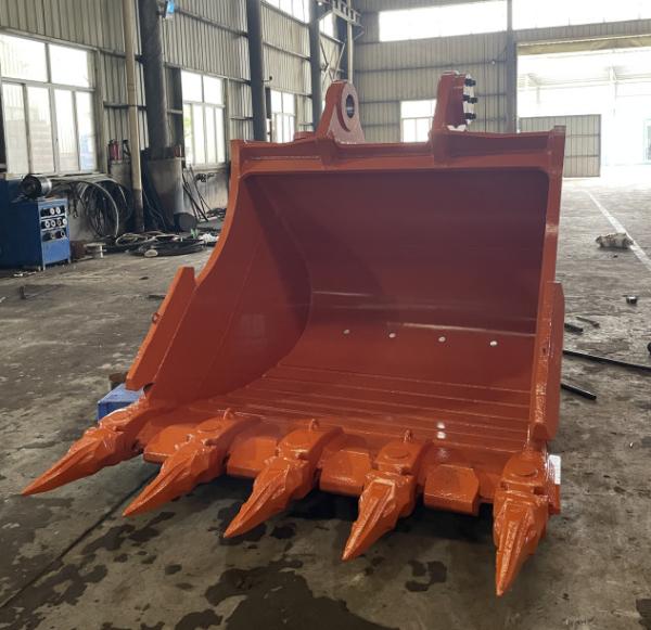 Resistente ao desgaste Q355B Excavator Rock Bucket para SNAY KOMATSU VOLVO para Telescopic Dipper