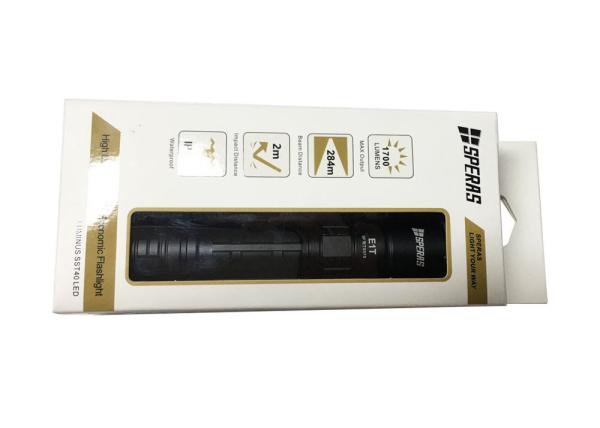 Tactical Economic LED SST40 284m Rechargeable Flashlight